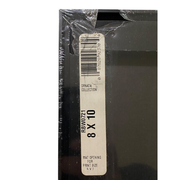 Nielsen Bainbridge Photo Frame Matte Black w/Sliver Rope Design For 8 X 10 Pic - Picture 4 of 7